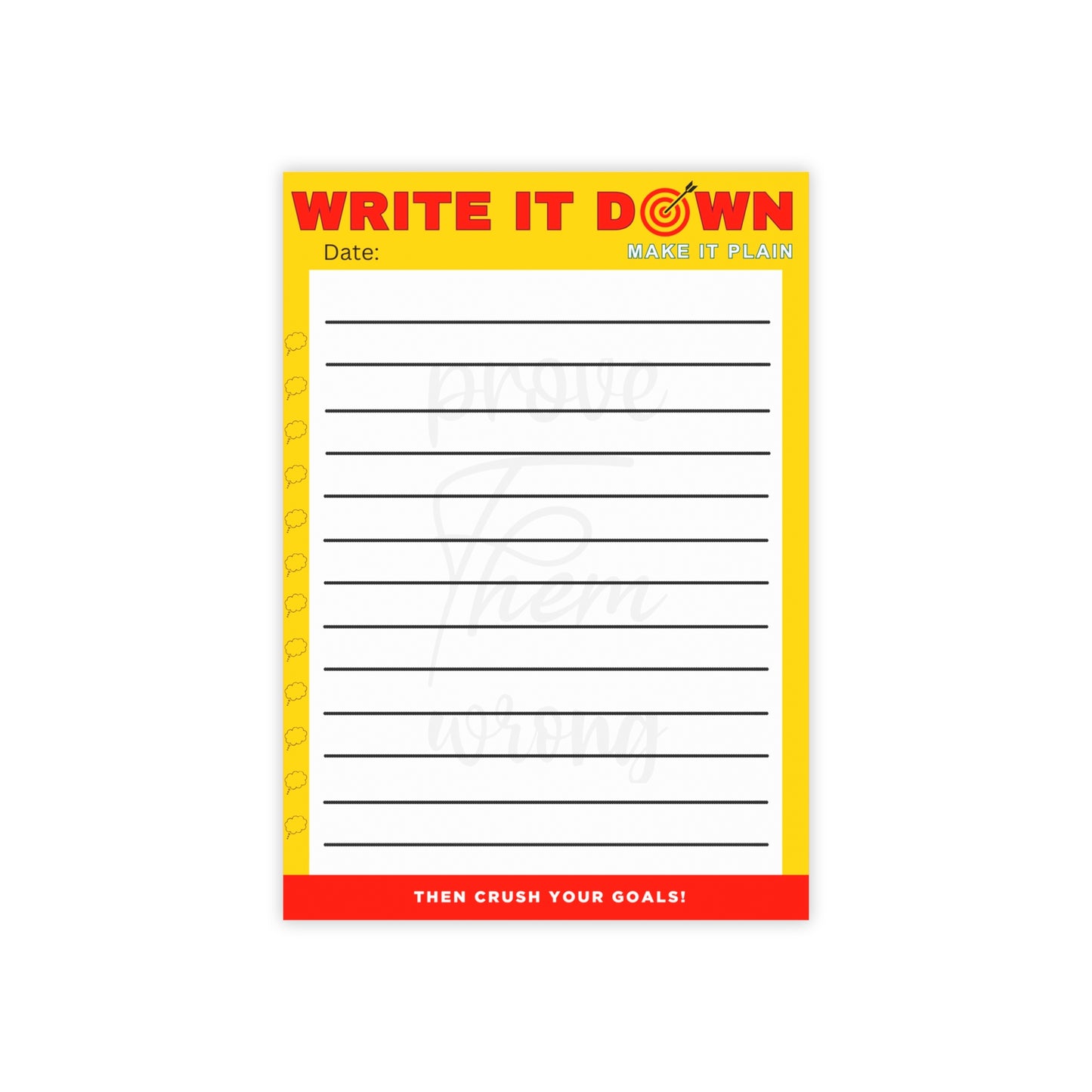 "Write It Down" Post-it® TO-DO List Pad