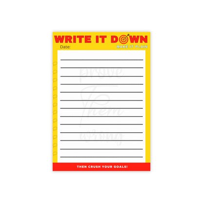 "Write It Down" Post-it® TO-DO List Pad