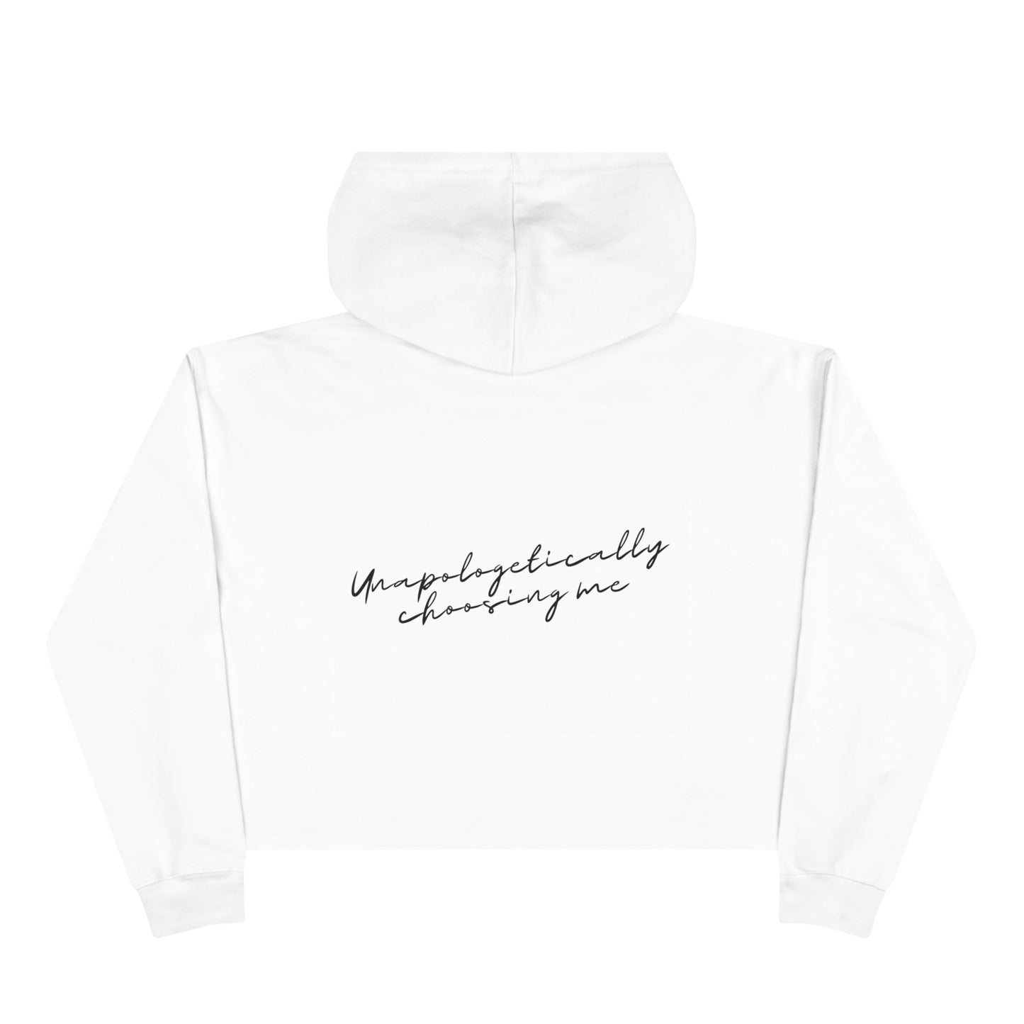 "Don't Text Me When You Lonely" Crop-Top Hoodie