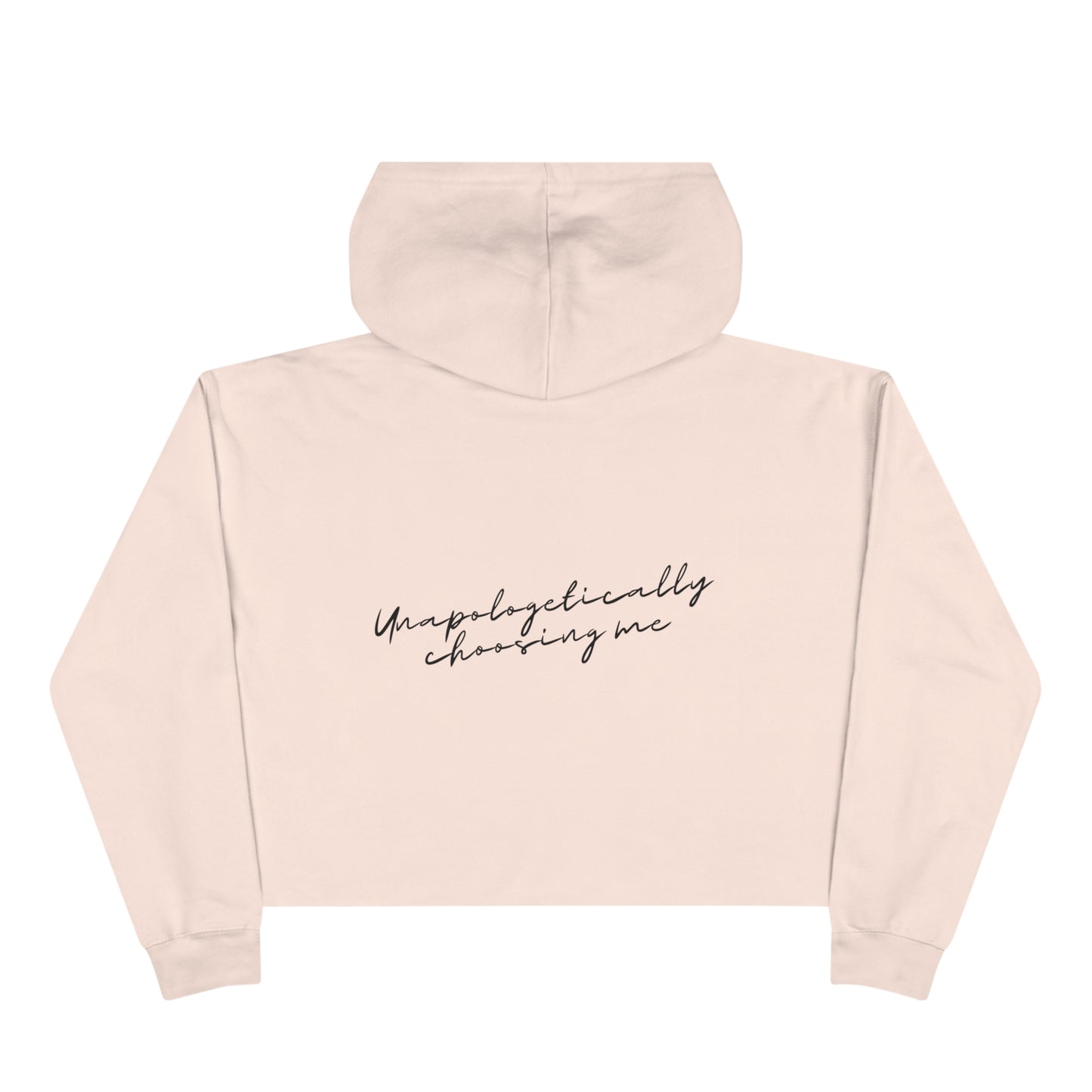 "Don't Text Me When You Lonely" Crop-Top Hoodie