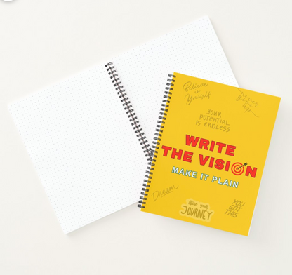 "Write the Vision, Make it Plain" Notebook