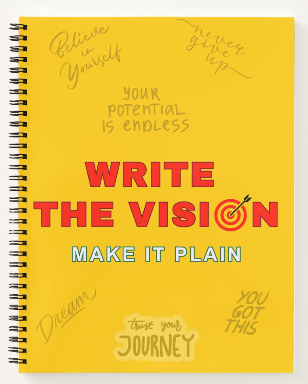 "Write the Vision, Make it Plain" Notebook